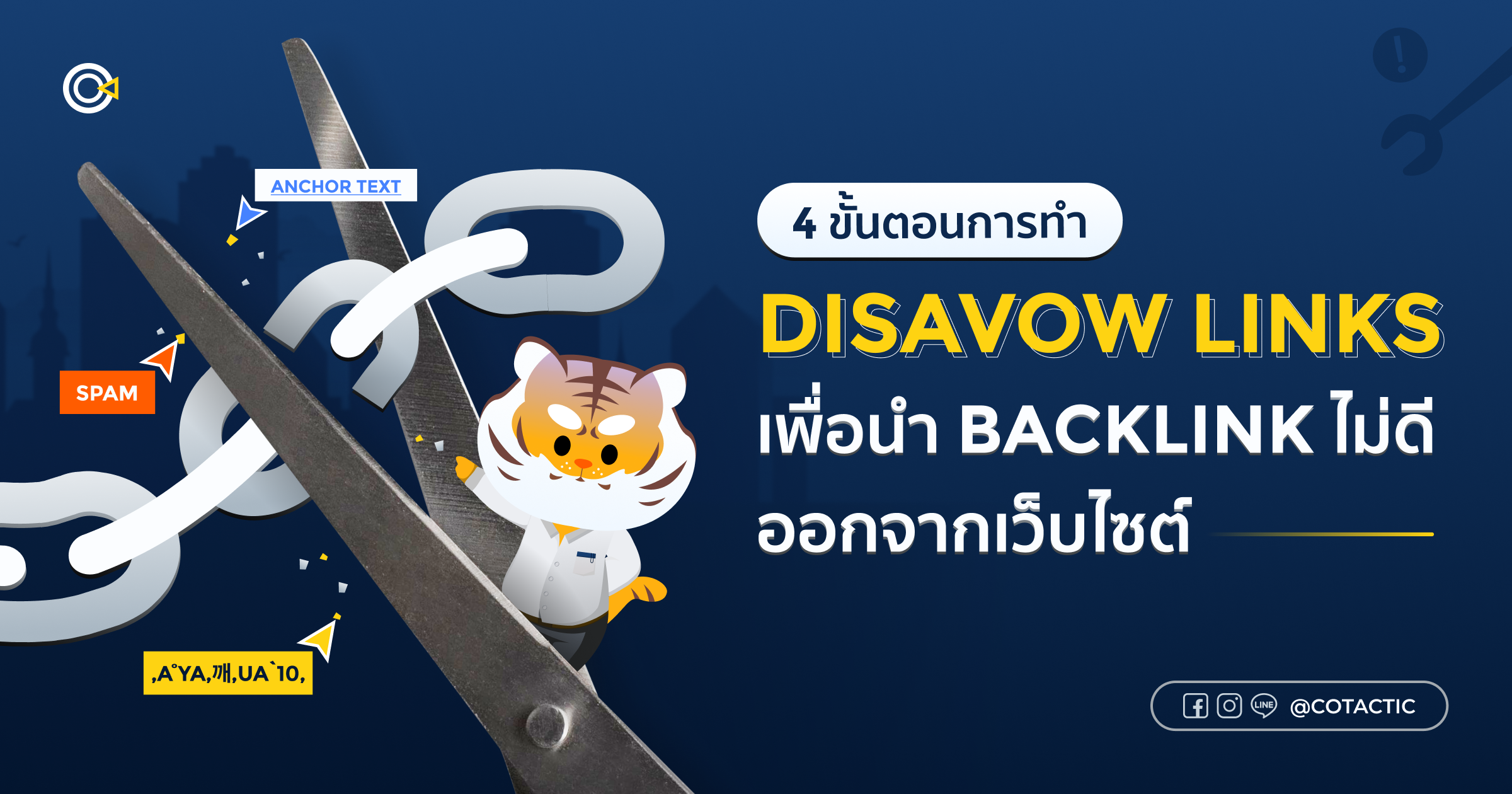 4 ขั้นตอนการทำ Disavow links