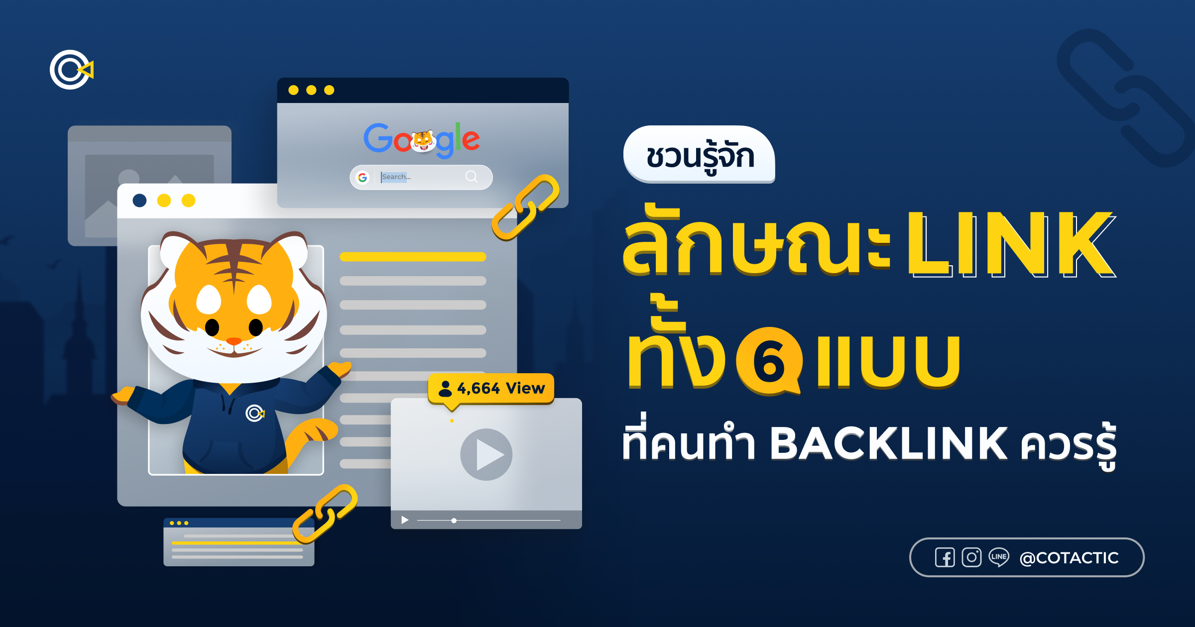 ลักษณะ Link ในการทำ Backlink