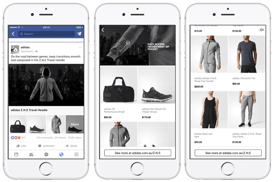 Facebook Ads - ตัวอย่าง Collection Ads