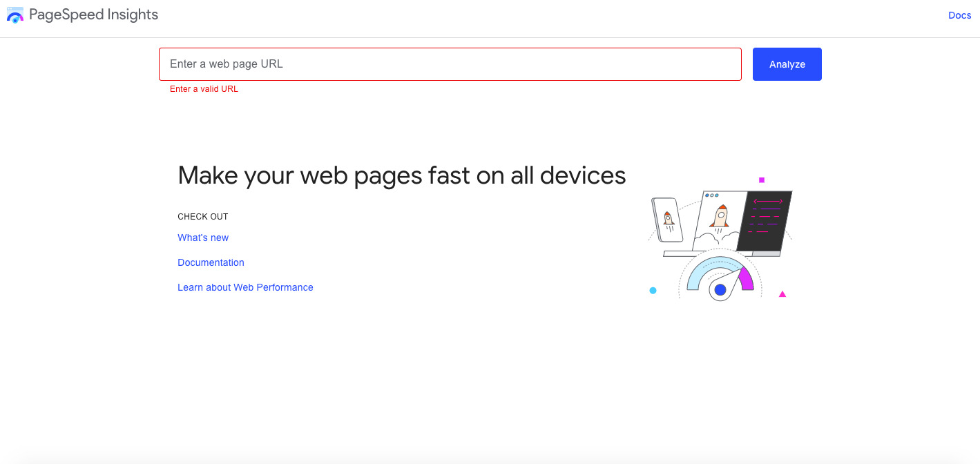 Core Web Vitals ของเว็บไซต์เรา