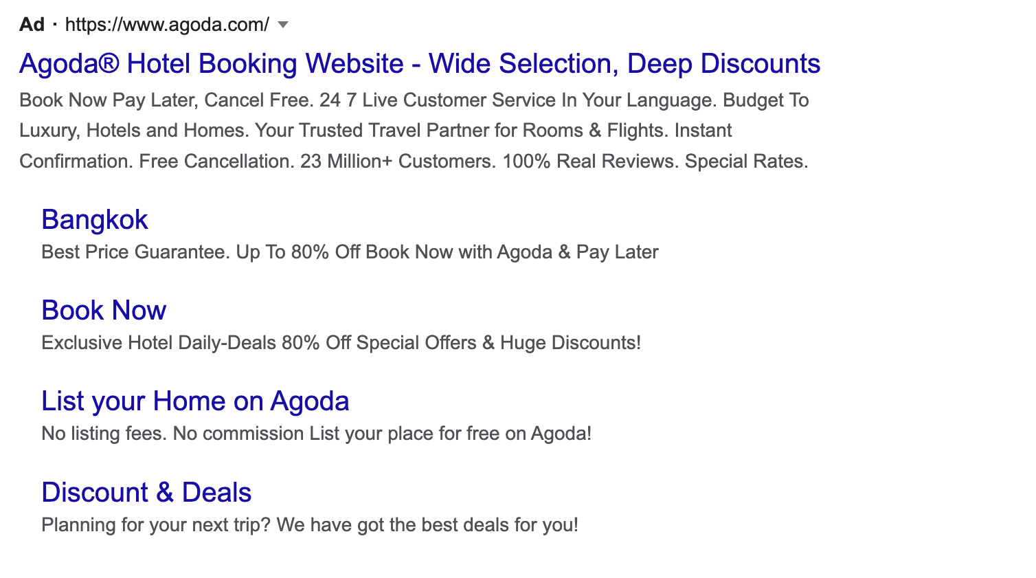Paid Sitelinks สำหรับผู้ที่ใช้งาน Google Ads 