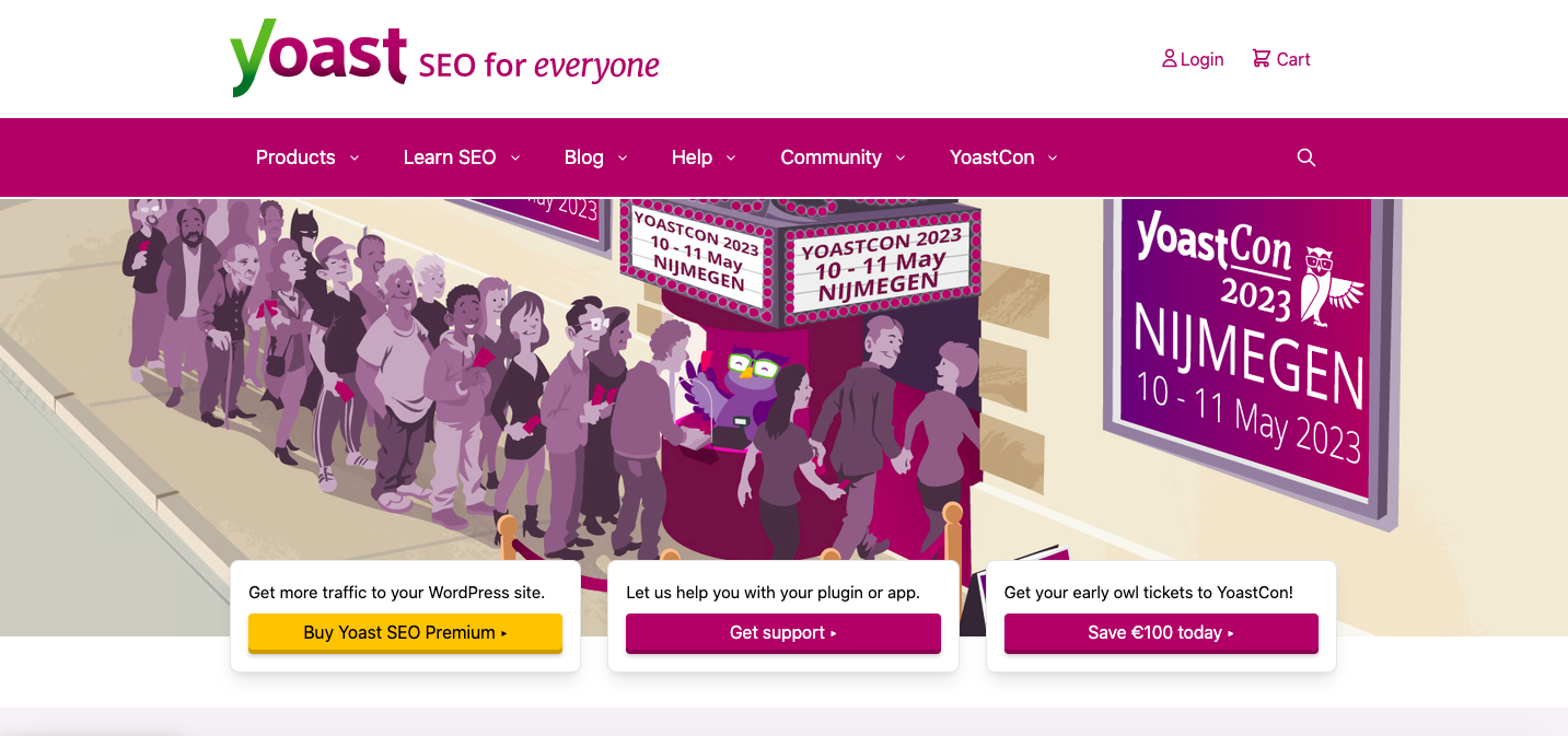 หน้าตาเว็บไซต์ yoast seo