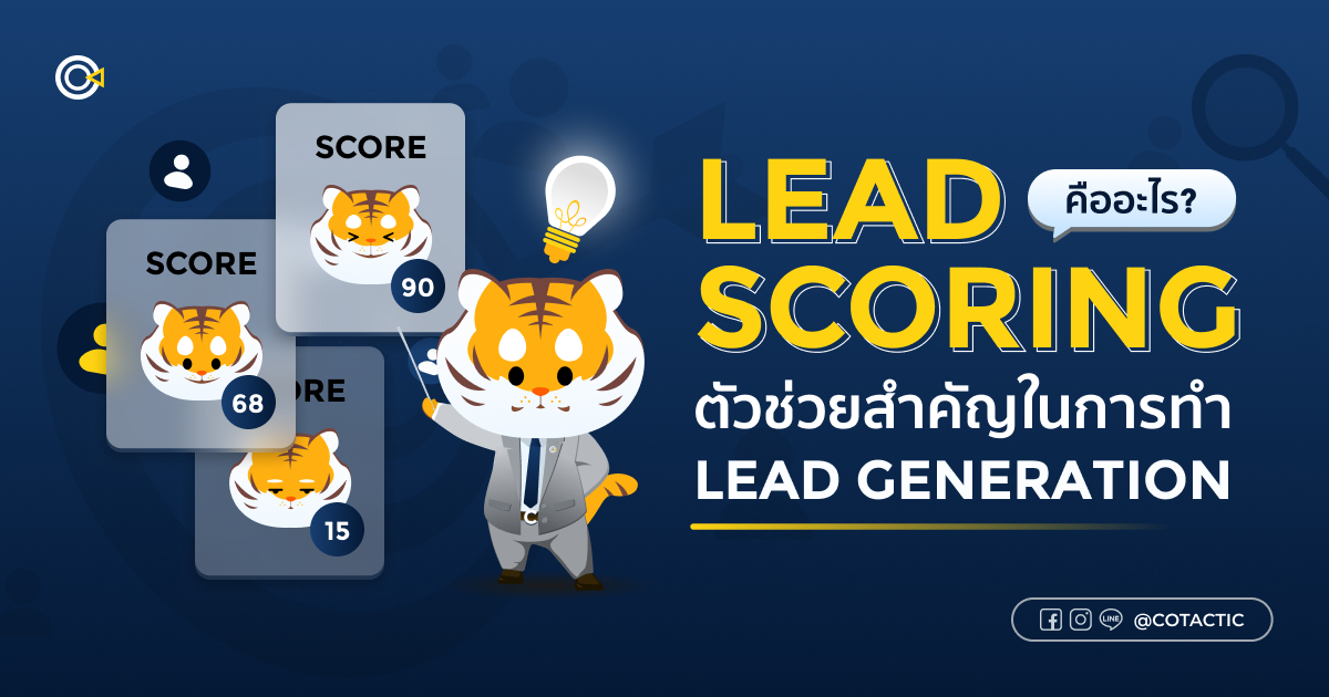 รูปหน้าปกบทความ Lead Scoring