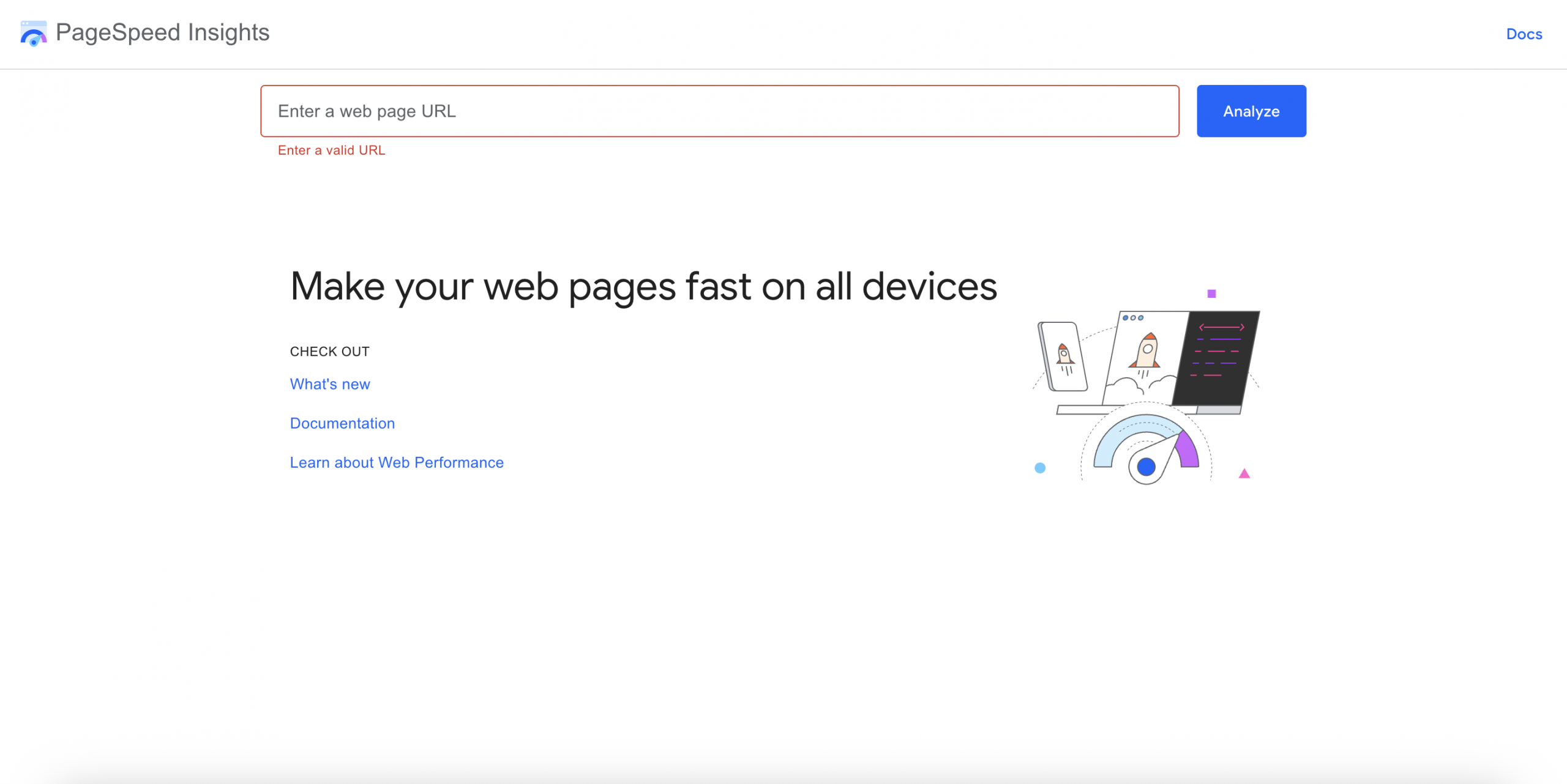 Google Pagespeed Insights
