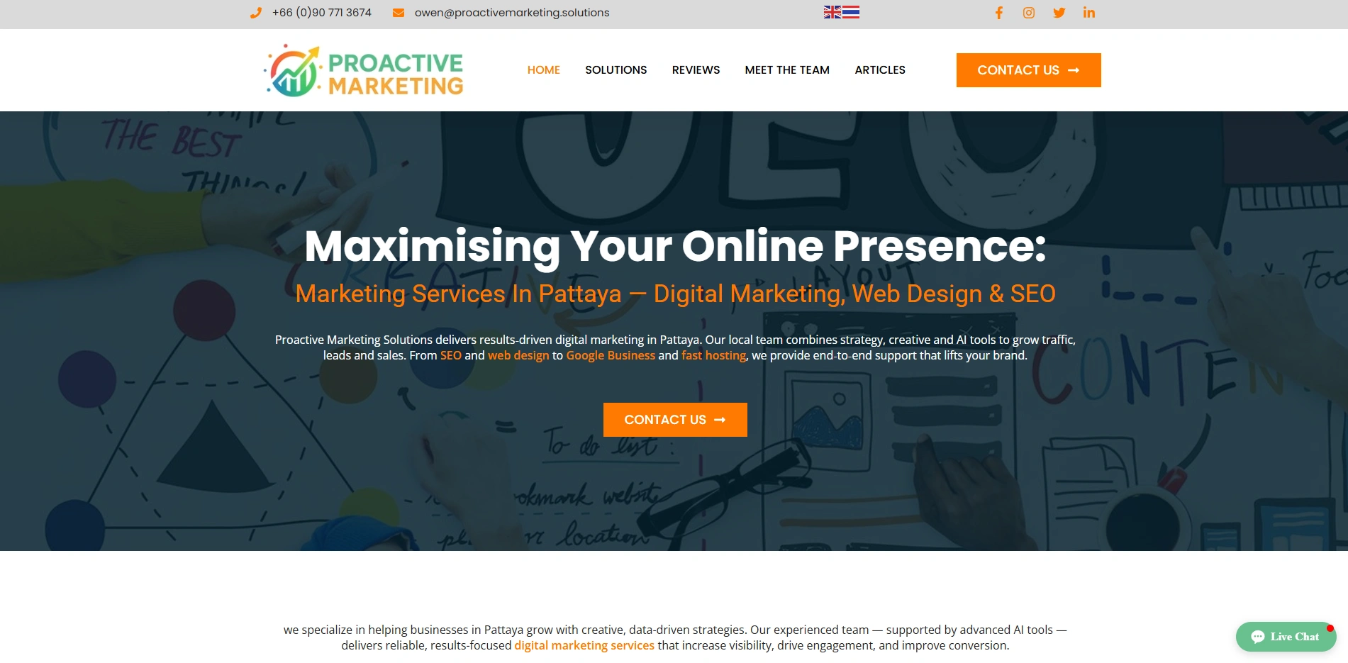 Proactive Marketing Solutions (โปรแอคทีฟ มาเกตติ้ง โซลูชั่นส์)