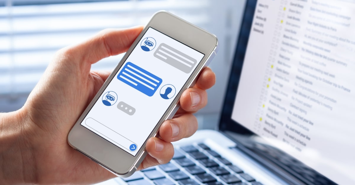 ภาพตัวอย่างของการคุยกับ AI Chatbot