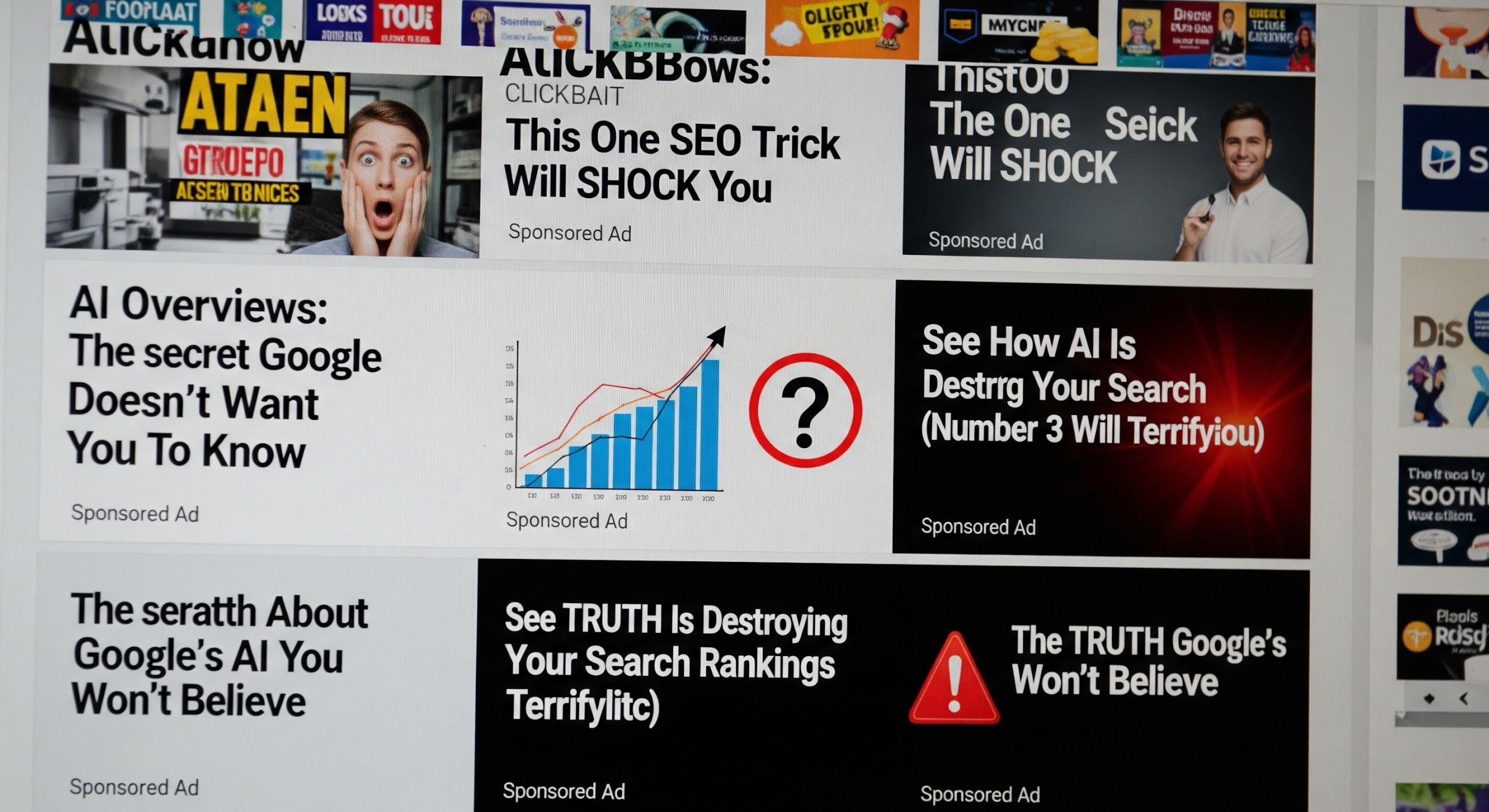 ผลกระทบของ Clickbait ต่อ SEO และ AI Overviews