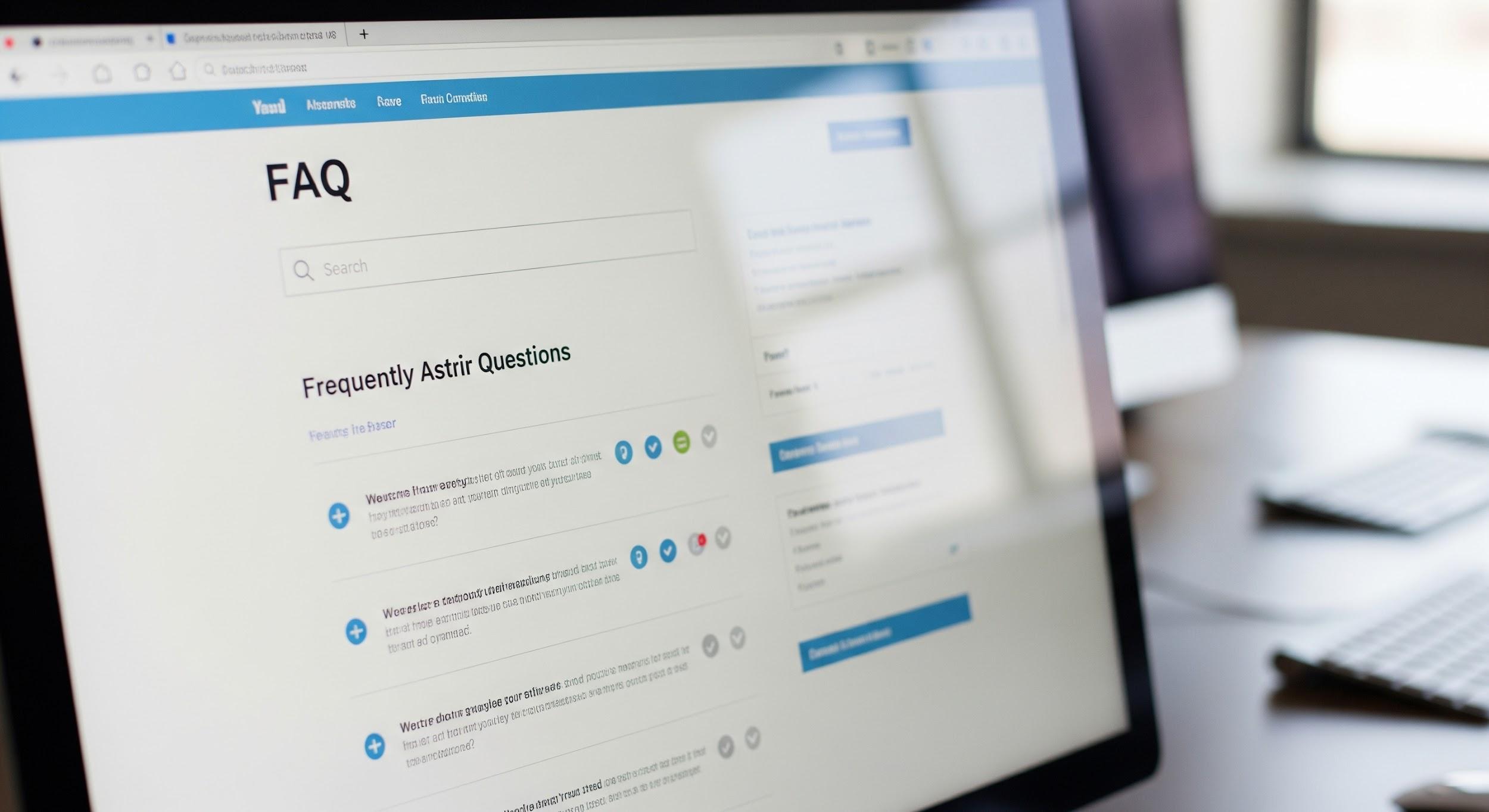 ข้อควรระวังในการทำหน้า FAQ