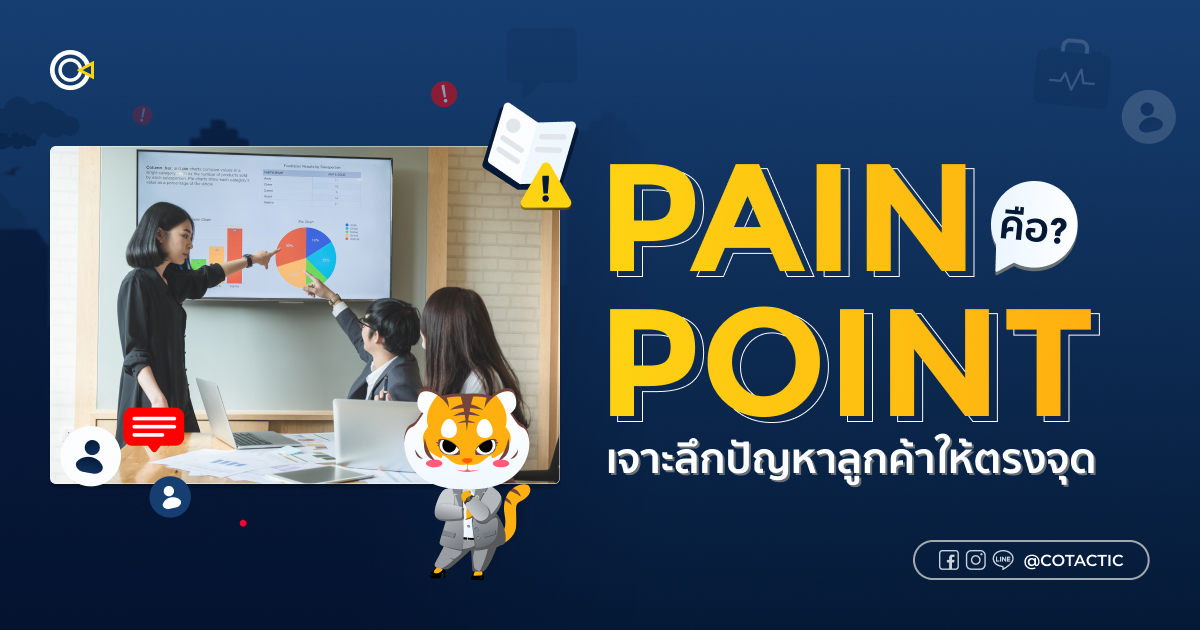 Pain Point คืออะไร? เจาะลึกปัญหาลูกค้าให้ตรงจุด | Cotactic